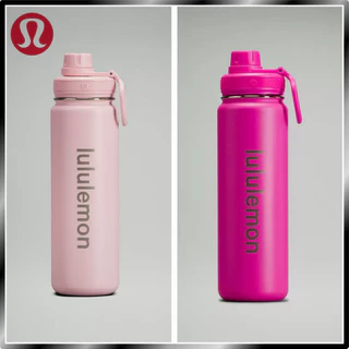 Lululemon Garrafa 24oz/710ml De Água Esportiva Portátil De Boca Larga Garrafas Com Isolamento Duplo Gelada No S