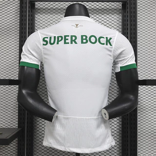 Camisa Esportiva CP Lisbon 2024-25 Fora [Versão Do Jogador] De Futebol Masculina