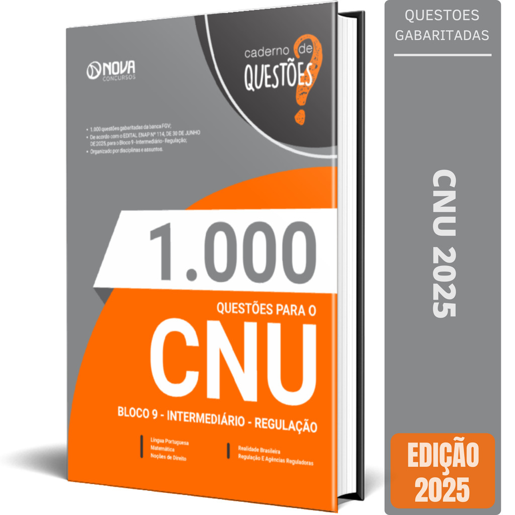 Apostila Questões CNU 2025 - Bloco 9 - Intermediário - Regulação ...
