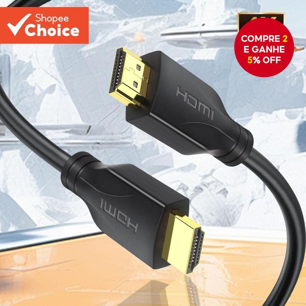 Cabo Adaptador HDMI De Alta Velocidade HDTV Para Conversor 4K @ 60Hz Laptop