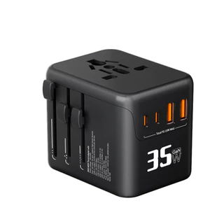 Adaptador Universal 35w 4 Plugs Multifuncional Universal Adaptor PD35