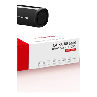 Caixa De Som Soundbar 2.0 Tomate Bluetooth 110w Mts-2033 Cor Preto 110V/220V