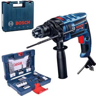 Furadeira de Impacto 1/2POL 850W GSB16RE com Maleta Bosch + estojo 41 peças