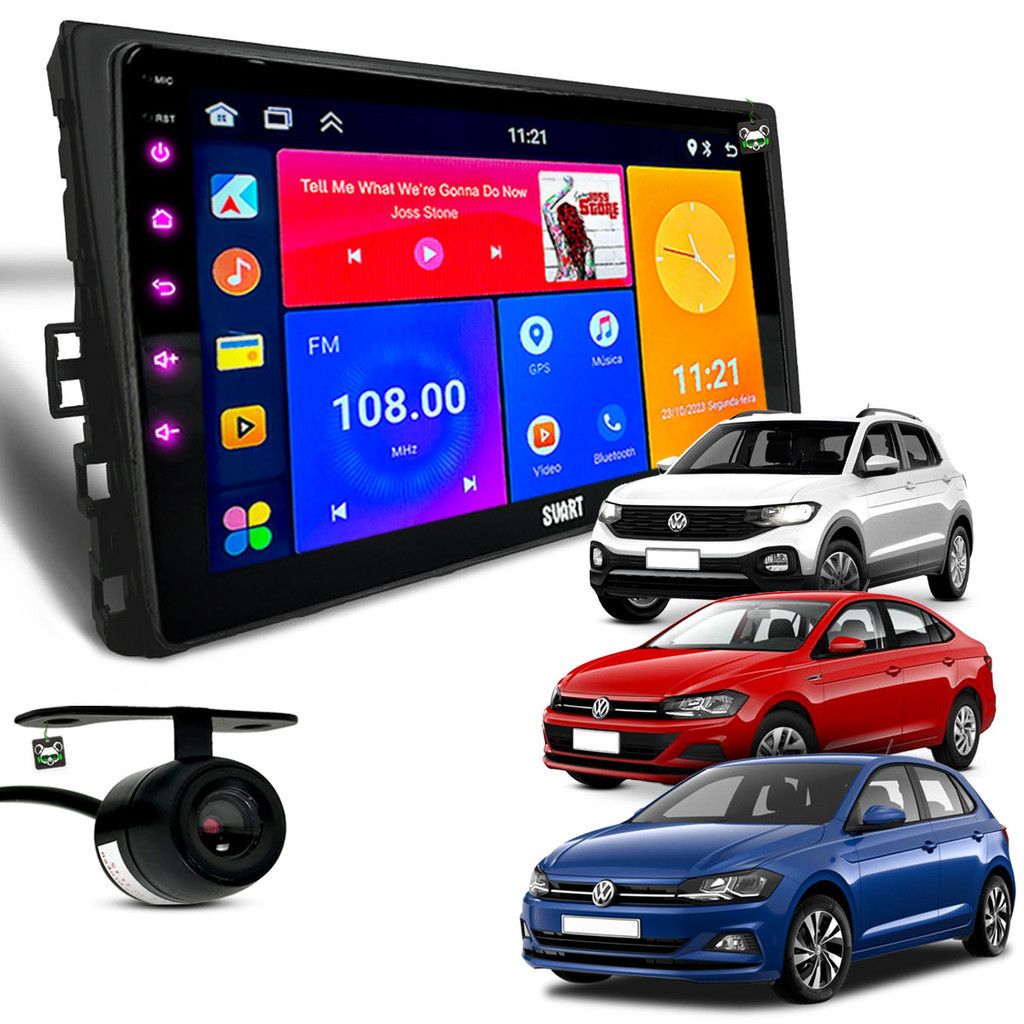 Kit Multimidia Android 9 Pol Polo 2018 2019 2020 2021 2022 | Shopee Brasil