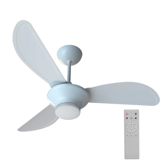 Ventilador de teto Led 3 pás Inverter com controle remoto branco - Mistral Ventisol