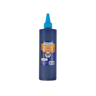 TINTA PARA MARCADOR QUADRO BRANCO   500ML   AZUL   TR8001 em Oferta na Shopee