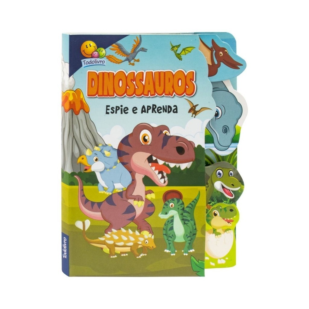 Livro Mundo dos Dinossauros - Espie e Aprenda - Montessori - Todolivro ...