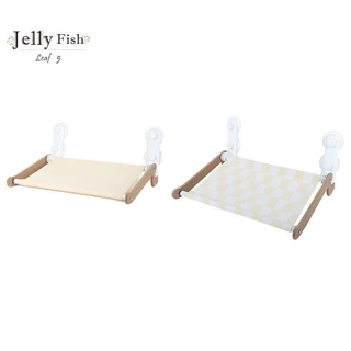 Janela De Perca Rede Para Gatos Prateleira De Cama Dobrável Assento De Soleira Sem Fio Com Ventosas Robustas
