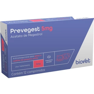 Prevegest 5mg - 12 Comprimidos - Biovet