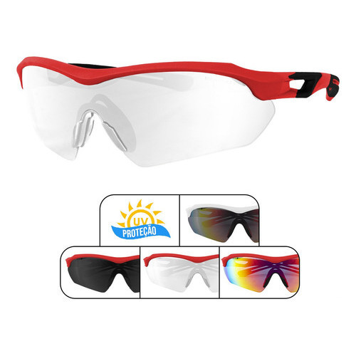 Óculos Ciclismo Bike Esportivo Sol Uv Epi Florence Steelflex