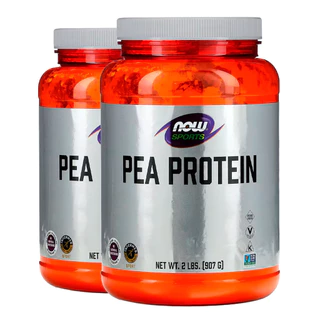 Kit 2x Proteína Pea ervilha Now Foods 907g Sem Sabor Importado/Made in Usa