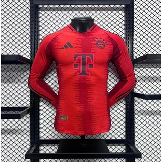 Venda Quente Camisa De Futebol Esportivo Versão 2024-25 Bayern De Manga Comprida S-XXL
