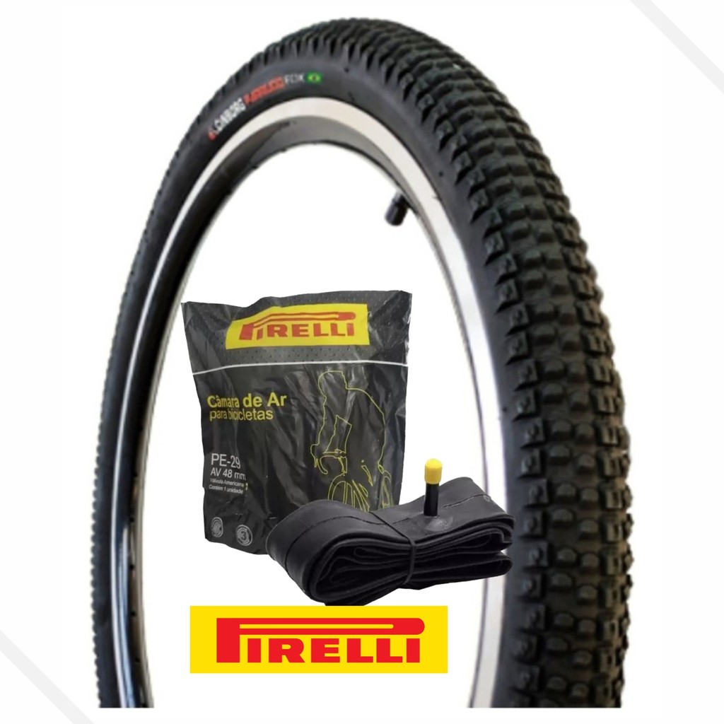 Pneu Aro 29x2.10 Bike Parrudo Fox Cinborg + 1 Camara de Ar 29 Bico
