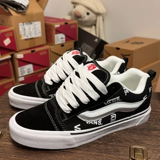 Vans Knu Skool Wear Resistente A Choques , Que Absorvem Sapatos De Skate Casuais Masculinos E Femininos 35-45