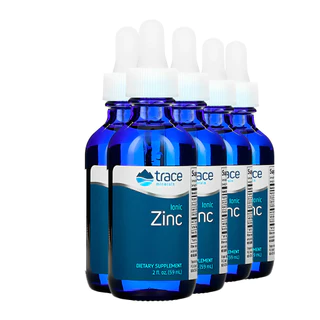 Kit 5x Trace Minerals Zinco Iônico Líquido 50mg 59ml Importado /Made in Usa