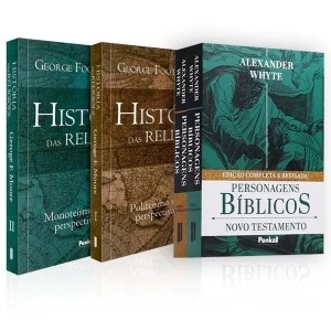 Kit Box Explore as Origens e a Essência da Fé - Personagens Bíblicos + História das Religiões