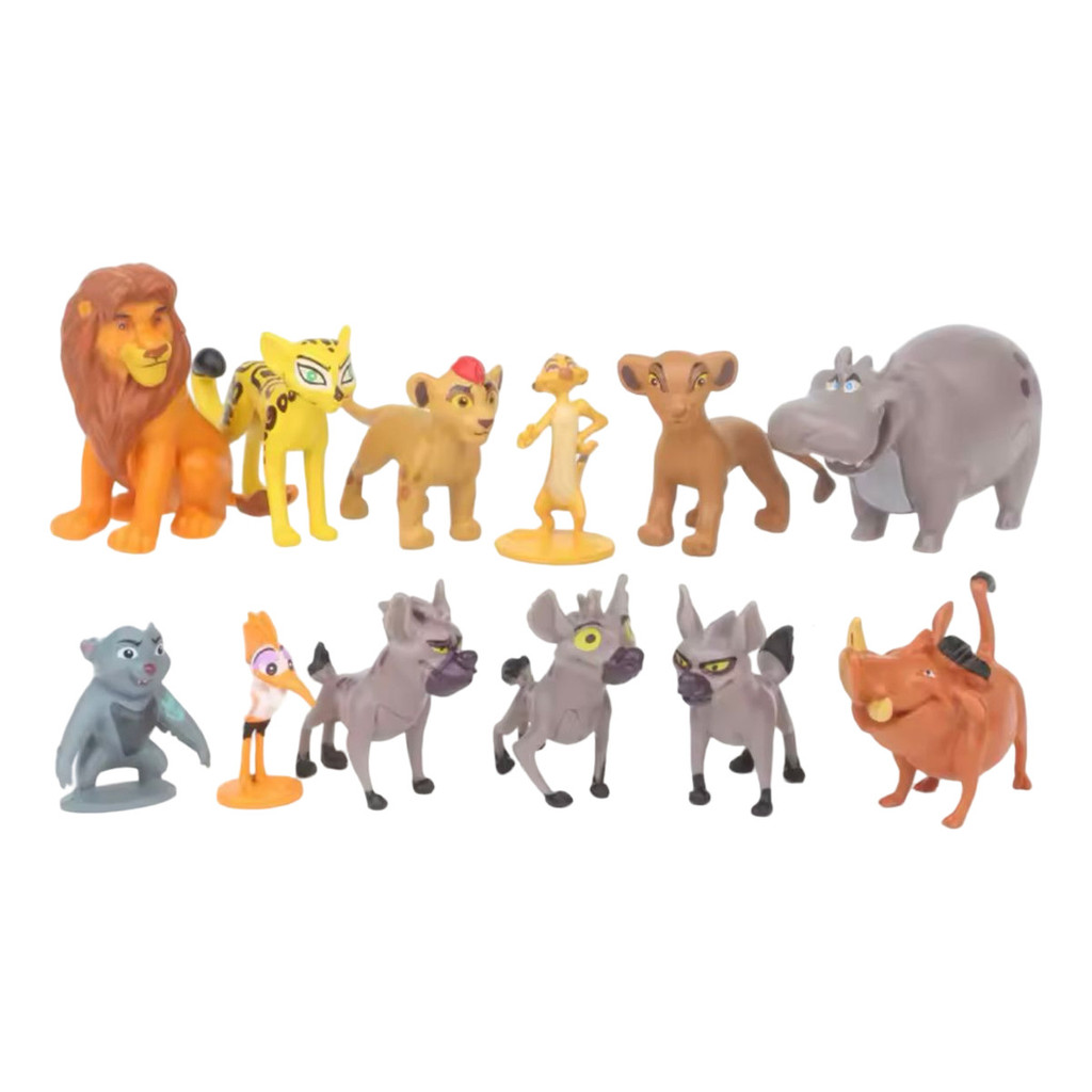 Kit 12 Bonecos Rei Leão - Bonecos Rei Leão Simba Timão Pumba | Shopee ...
