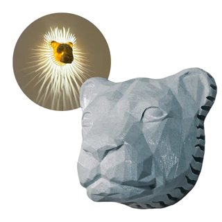 Luminária Leão de Nemeia - Decoração Arandela