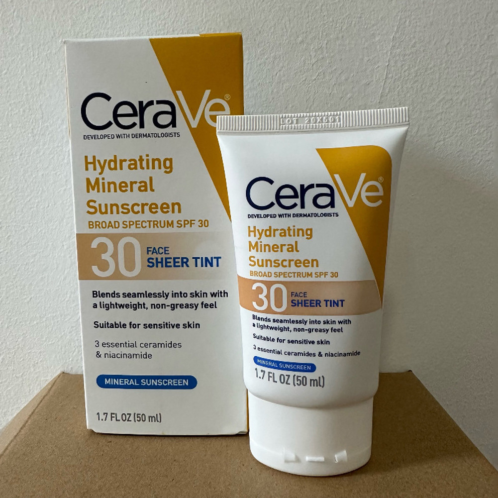 CeraVe Protetor Solar Mineral Hidratante Rosto Sheer Tint Fps 30 ...