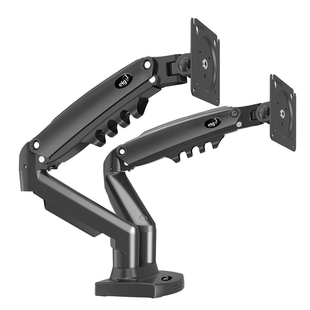 Suporte Mesa ELG Articulado F160N Pistão Gás para 2 Monitor 17 A 35"