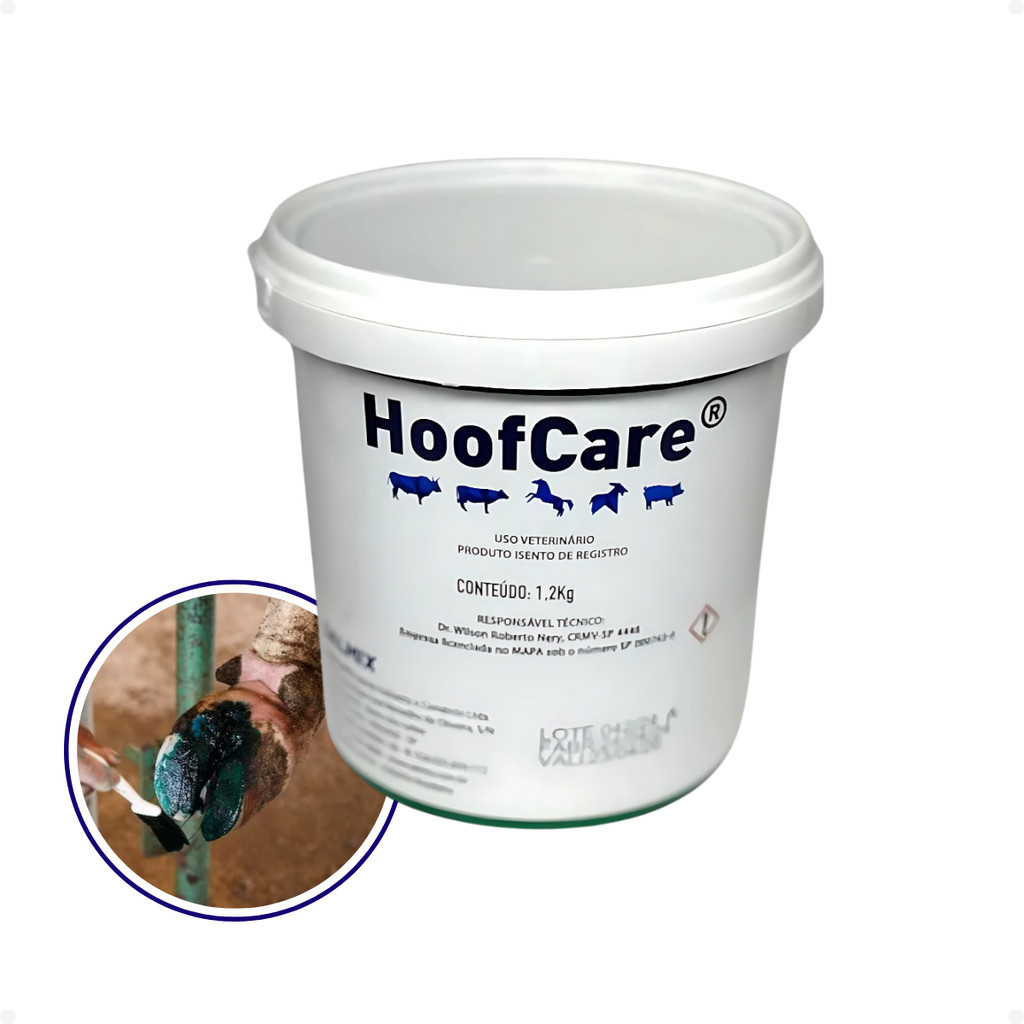 Hoofcare Saúde Para Casco De Cavalo Boi Ovelha 1,2Kg Impermeabilizante ...