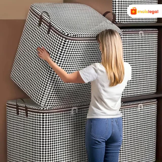 Caixa de Armazenamento Resistente para Edredons, Mantas e Têxteis – KIT 100L/140L/180L em Oferta na Shopee