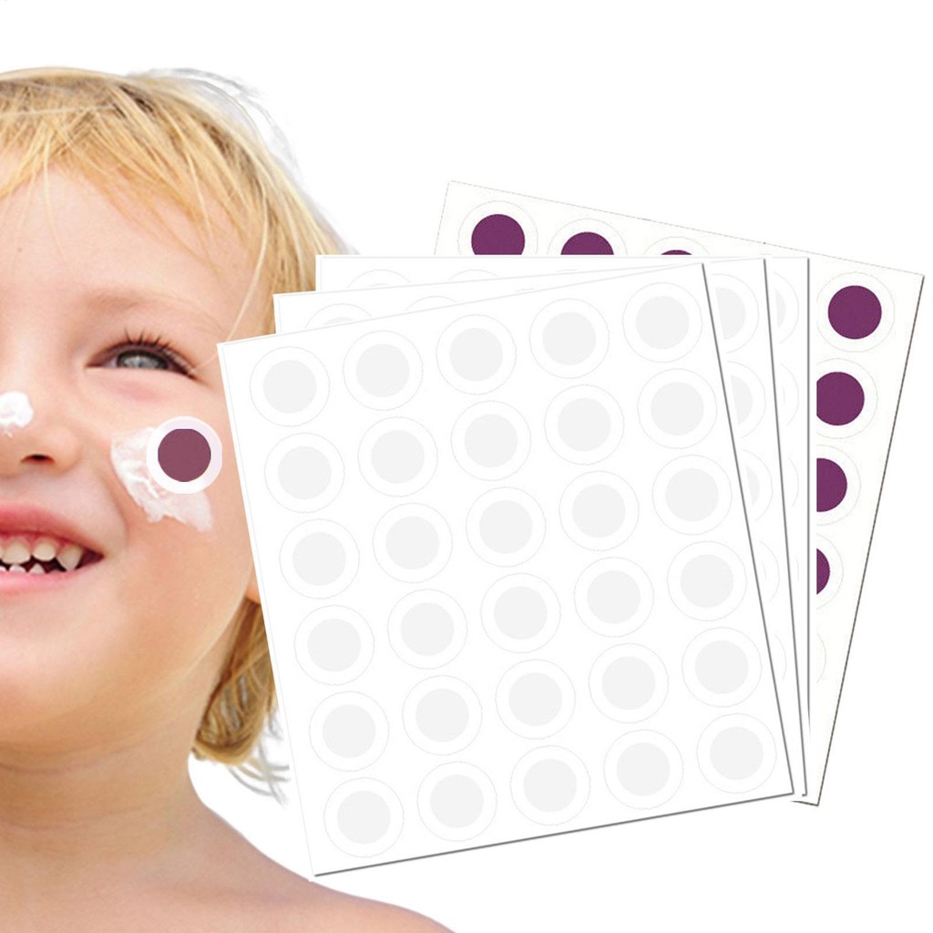UV Detecting Patches 120pcs UV Detecting Stickers Transparent UV Ray ...