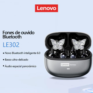 Lenovo LE302 Fones De Ouvido Bluetooth 6.0 lPX5 A Prova D'¡gua Com Baixa Laténcia HlFl Qualidade De Som Para Jogos em Oferta na Shopee