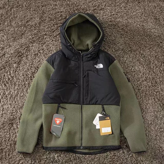 TNF Bordado Com O Logotipo No Inverno Casaco De Velo Capuz À Prova De Frio E Vento