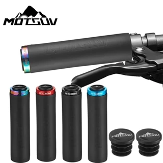 Punhos de Bicicleta Silicone Não Deslizante Bilateral Unilateral Absorvente de Suor Guidão Ciclismo