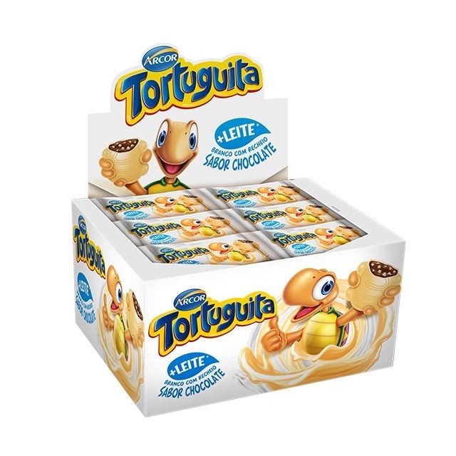 Chocolate Tortuguita Branco 24 Unidades 11,5g