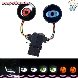 MAYSHOWLN Luz Para Motocicletas , 4/8 Modelo De Faróis LED Decoração De Olhos Do Diabo , Acessórios Automotivos 12V De Retroajuste Carros Luzes