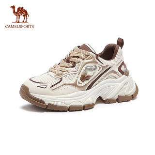 CAMEL SPORTS Sapatos De Papai Para Mulheres Retro Esportes Esportivos De Altura Espessa Casual