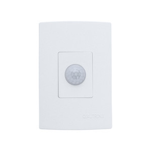 Sensor de Presença Embutido 4x2 com Fotocélula 6 Funções Lente 180º Branco QI2MB