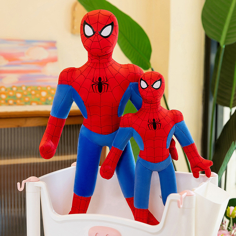Boneca do Homem-Aranha brinquedo de pelúcia Superman dos desenhos animados Ultraman travesseiro infantil fabricante de presentes por atacado boneca