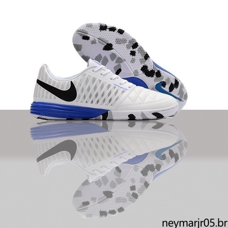 Novo Ronaldo gato lunar gato IC Botas de Couro Masculino de Futebol Plano Indoor