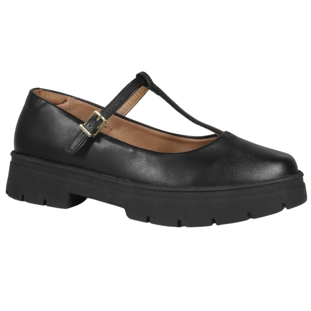 Sapato Vizzano Mocassim Mary Jane Boneca Feminino