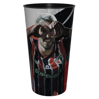 Copo do São Paulo Oficial Calleri #9 - Plástico 550ml