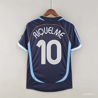 Camisa reversa Argentina Alta Qualidade Revers Jersey Camisa 2006 Away A7KD