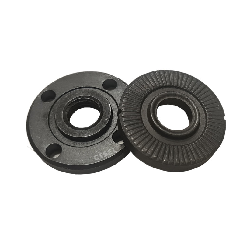 Porca + Flange de Esmerilhadeiras P/ Discos Furo 20mm- Jogo com 2 peças