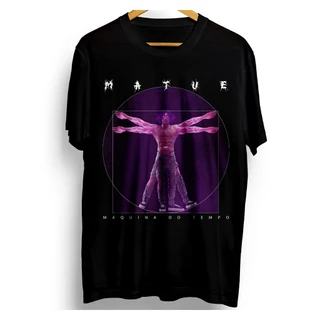 Camiseta Básica 100 % Algodão 30.1 Matuê Tue Matue 2020 Maquina do Tempo Album Homem Vitruviano 30praum Streetwear Lançamento Envio Imediato