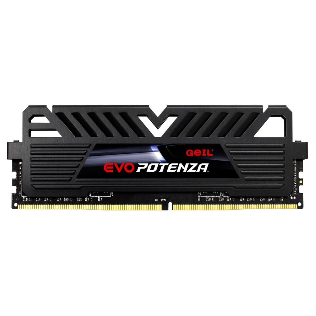 Memória DDR4 Geil Evo Potenza, 8GB, 3200MHz, Black, GAPB48GB3200C16BSC