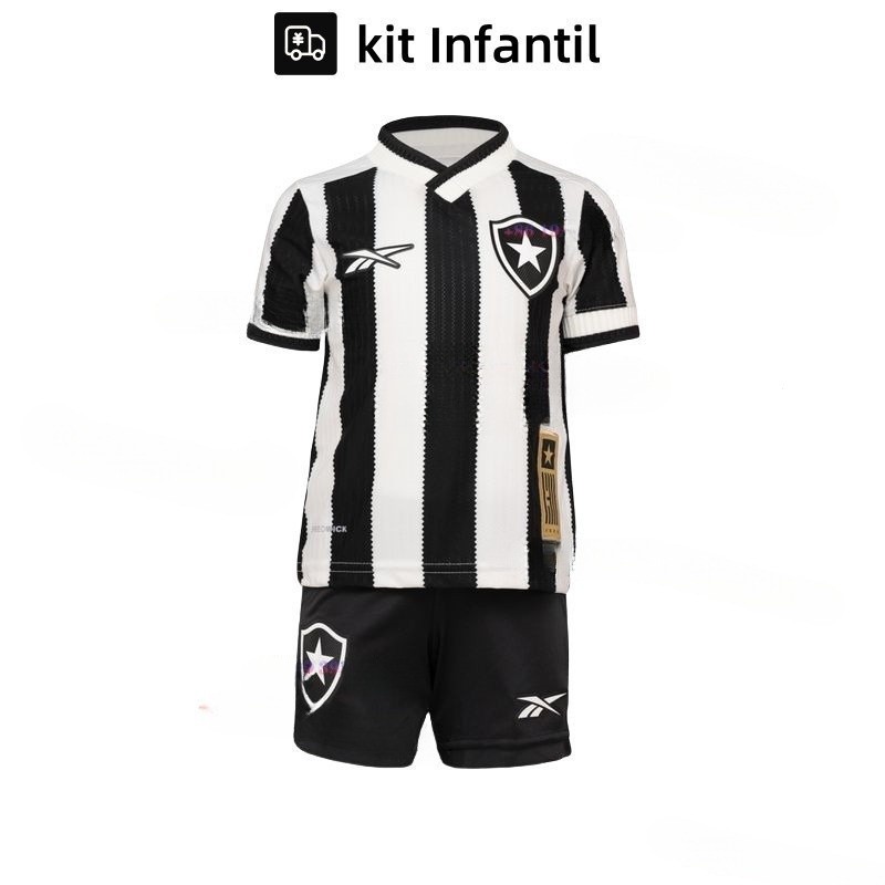 Camisa De Futebol botafogo kit Infantil Alvinegro 24/25 home moletom 1:1