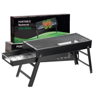 Churrasqueira Portátil Passeio Dobrável Grelha 60cm*22cm*31cm