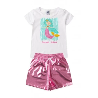 Conjunto Feminino Infantil Canto Da Sereia