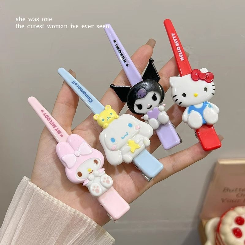 小物 ec melodi razor key clip Sanrio Hello Kitty Grampo De Cabelo Dos Desenhos Animados Kuromi