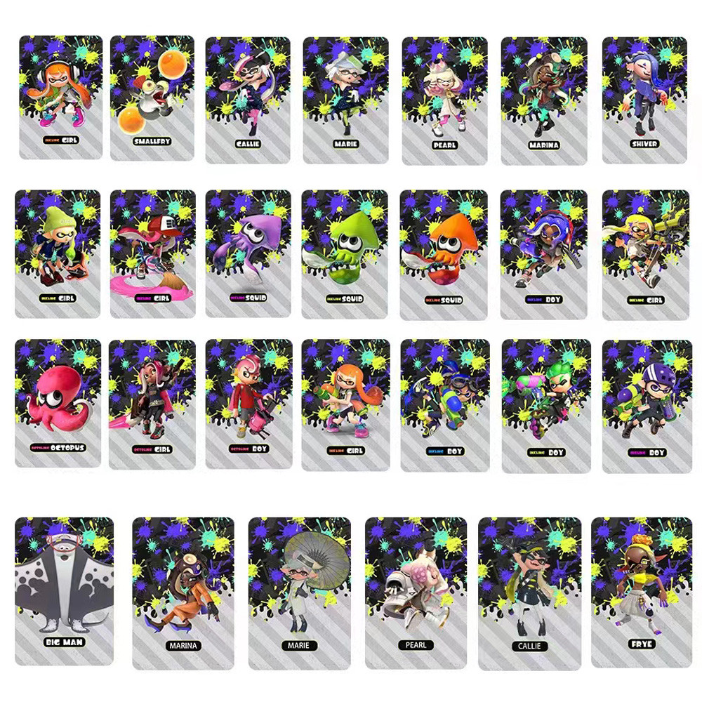 Amiibo cards splatoon discount