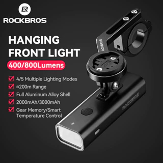ROCKBROS Luz De Elevação De Bicicleta 400/800/1000/1500/3000 Lumens Farol À Prova Dágua Para Suspensa Acessórios