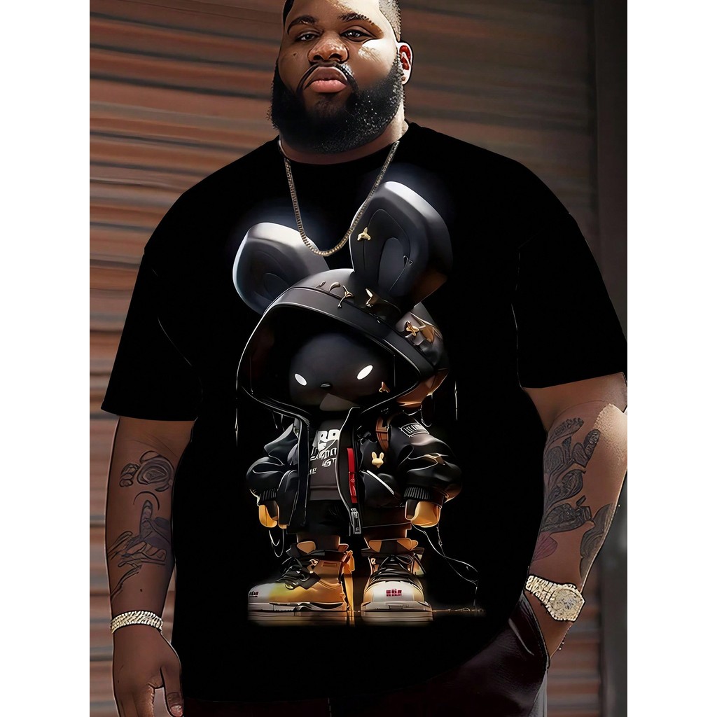 Camiseta 100% Algodão Estampada Streetwear Plus Size G1 ao G5 Novidade Super Promoção