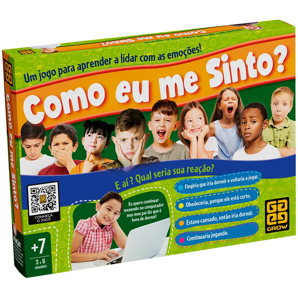 Jogo Tabuleiro Como Eu Me Sinto Lidando Com Emoções Grow
